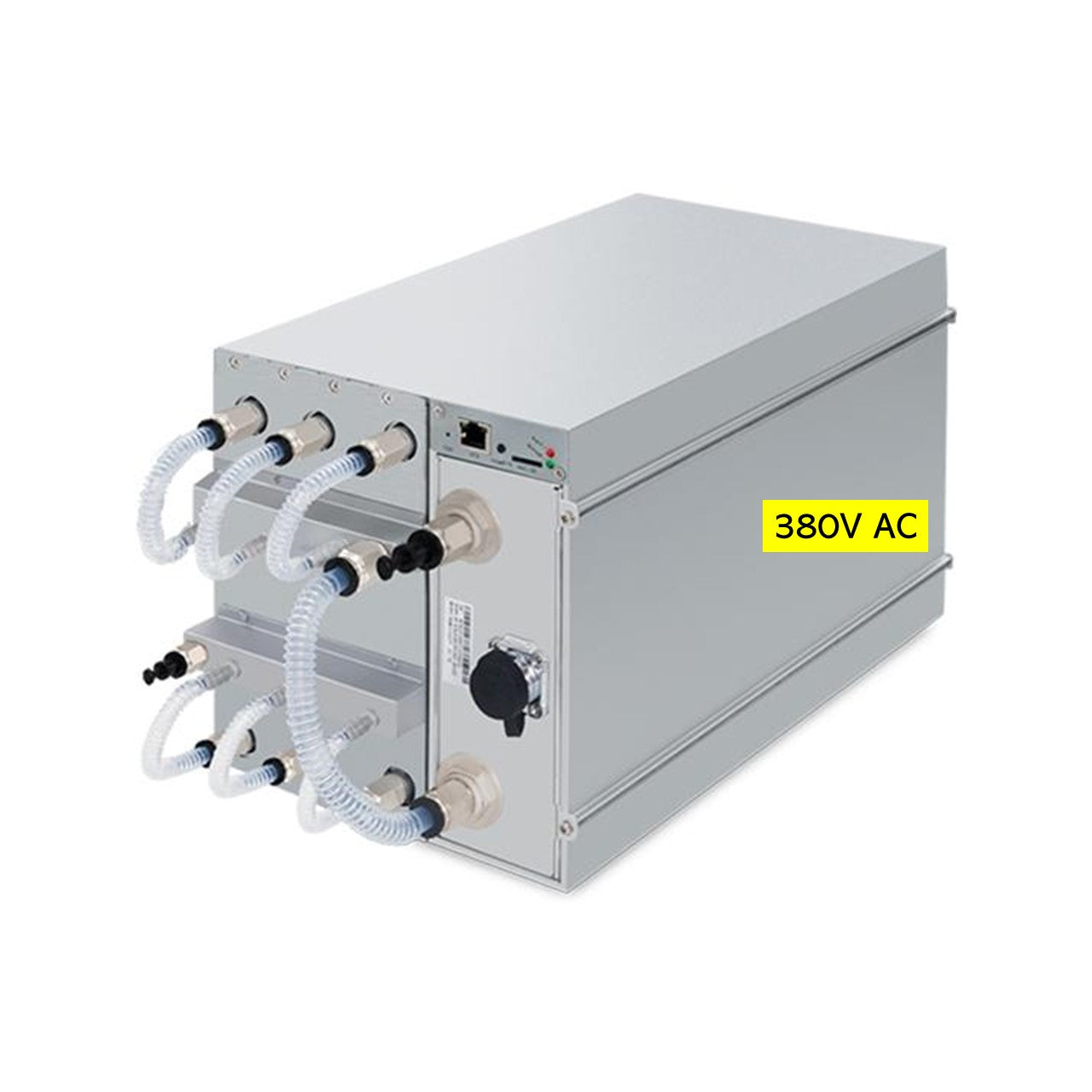 BITMAIN Antminer T19 Pro Hydro 235TH/S Bitcoin ASIC Miner(22J/T, 380V, 5170W, SHA256 Algorithm), High Hashrate/High Efficiency Liquid-Cooling Home Mining Machine for BTC/BCH/BSV w/Power Supply