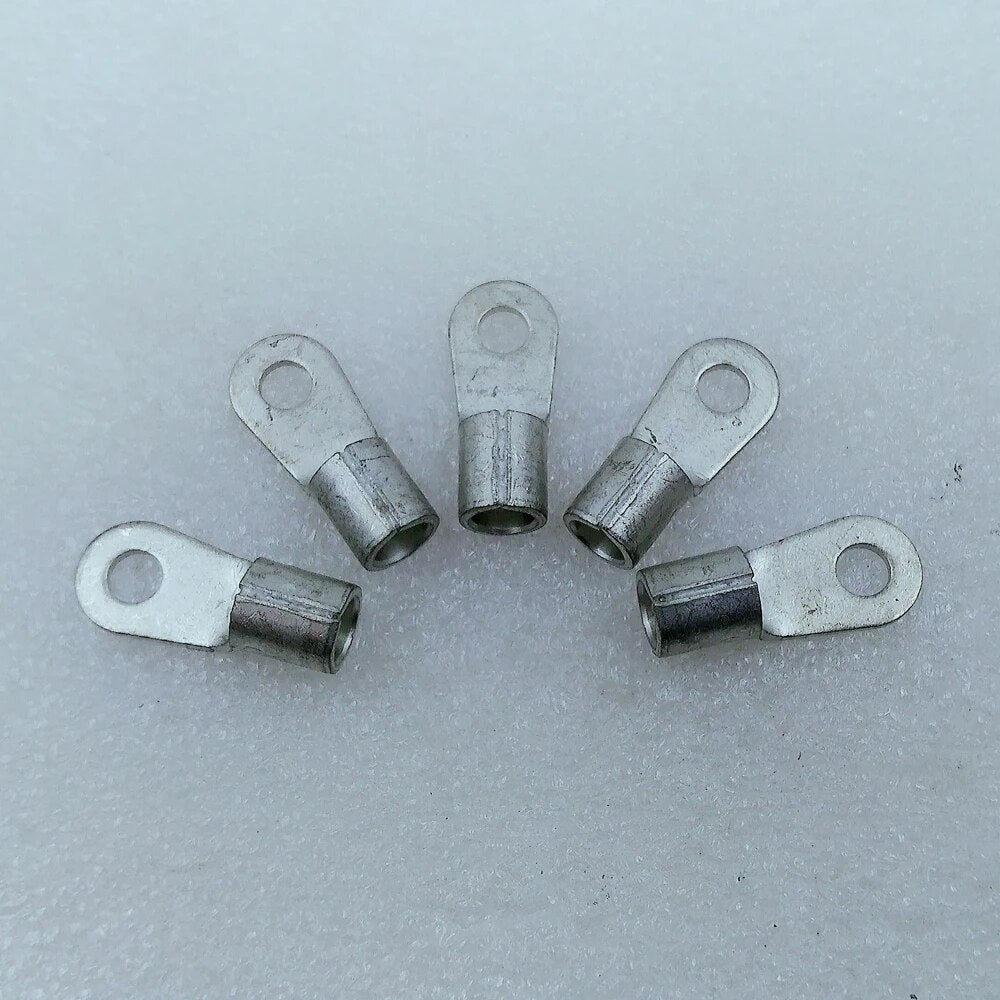 CypherPower 10PCS non-insulated ring terminal RNB14-5 cable wire connector crimp terminal for BTC BCH LTC ETH ASIC miner power cable